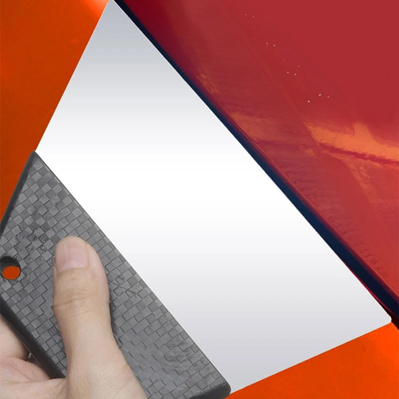 SEAMETAL Car Window Tint Squeegee Anti Slip Carbon Fiber Handle Auto Wrap Tools Window Cleaner Film Remover for Car Accessories