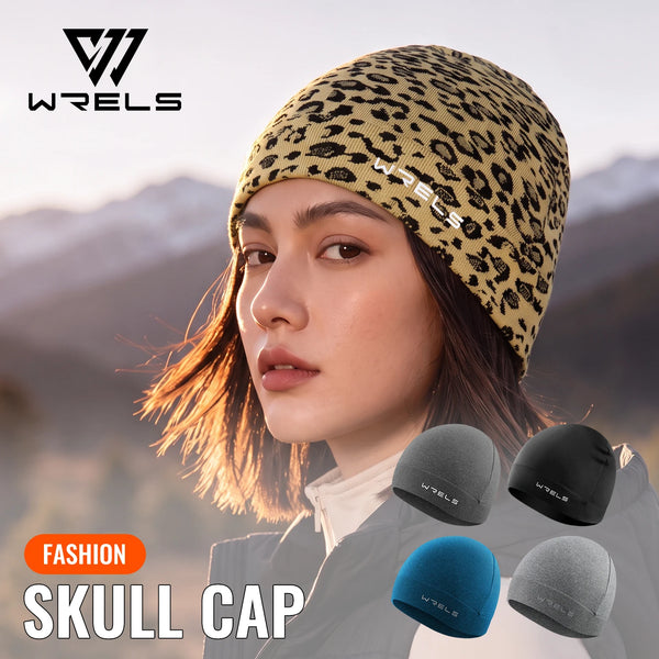 WRELS Sports Skull Cap Warm Ski Beanie Helmet Liner Breathable Moisture Wicking Running Cycling Men Women Outdoor Thermal Cap