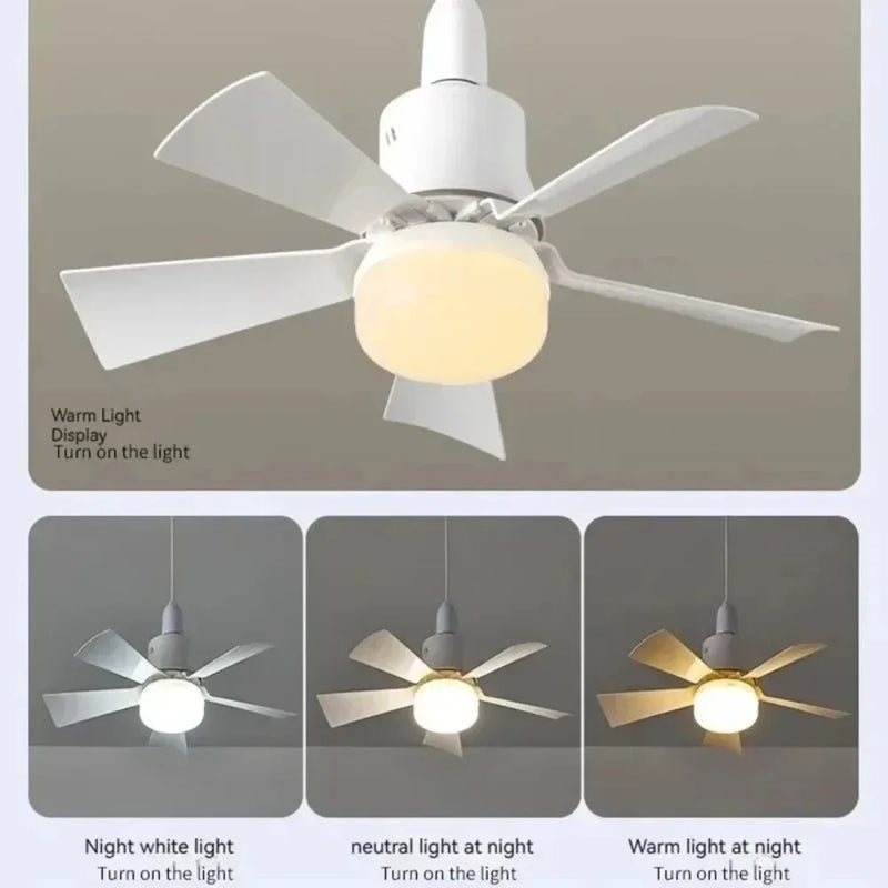 កង្ហារពិដានទំនើប LED ជាមួយឧបករណ៍បញ្ជាពីចម្ងាយ 30W E27 កង្ហារពិដានសម្រាប់បន្ទប់គេង បន្ទប់ទទួលភ្ញៀវ ផ្ទះបាយ ការតុបតែង