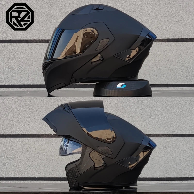 ORZ High Quality Modular Flip Helmet Double Lens Full Helmet Casco Para Motos Motorcycle Travel Half Full Helmet Casque Moto