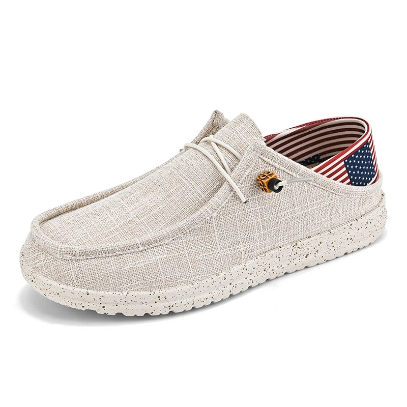 Big Size 47 48 Casual Canvas Shoes Men Lightweight Soft Comfortable Slip-On Canvas Shoes Dropshipping