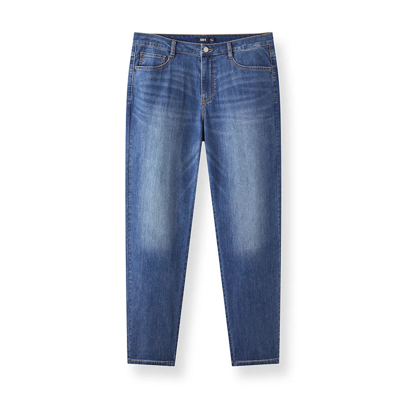 Semir Men Jeans Vintage 2026 Washed Stretch Straight Urban Casual Everyday Style Soft Comfortable Daily Wear Trendy Versatile