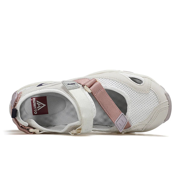 HUMTTO Beach Outdoor Sandals for Women Breathable Designer Summer Flat Sports Wading Shoes Woman Quick Drying Trekking Sandals