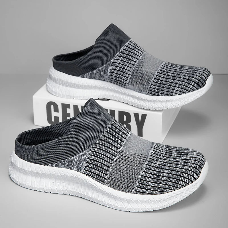 Unisex Walking Shoes New Anti Slip Shock-absorbing Sports Shoes Lightweight Breathable Casual Mesh Slippers for Men Women