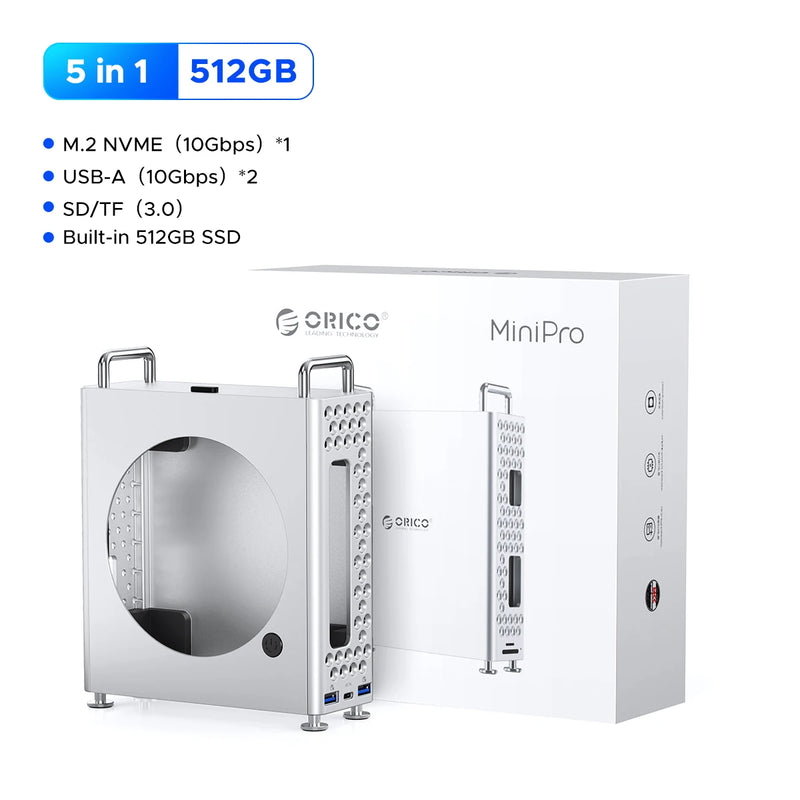 ORICO MiniPro for Mac mini M4 Expansion Docking Station usb hub 10Gbps Apple Accessories M.2 SSD Expansion Expansion Enclosure