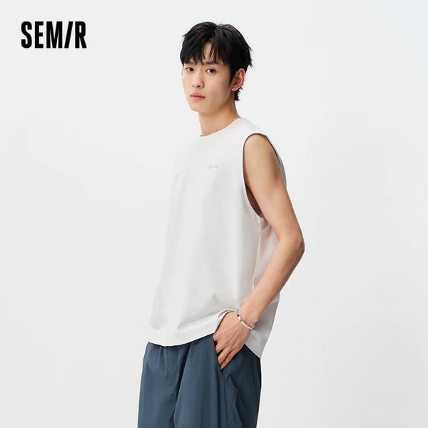 អាវក្រៅ Semir សម្រាប់បុរស ស្ងួតរហ័ស ការពារកាំរស្មីយូវី បោះពុម្ពប្លុកពណ៌ កអាវប៉ាក់ 2026