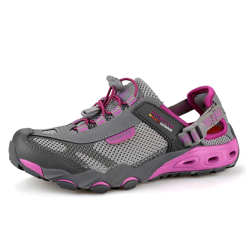 HUMTTO New Climbing Women's Sneakers Outdoor Water Female Shoes Summer Hiking Shoes for Women Sport Trekking Camping Woman Boots