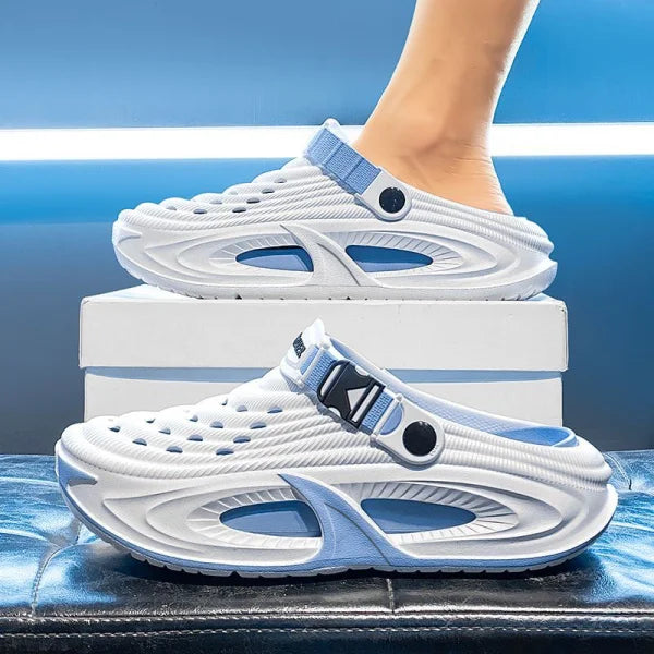 Men's Fashionable Breathable Sandals Summer Wear Thick Sole Anti-Slip Wear-Resistant Beach Sandals for Comfortable Footwear