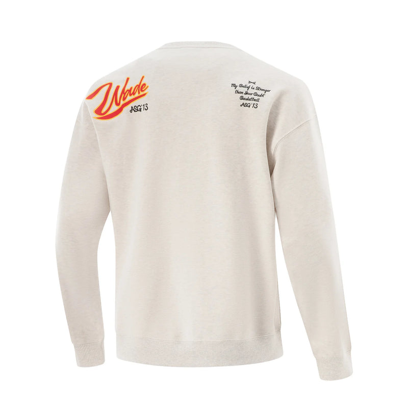 Li-Ning Men's Wade Sweatshirt Long Sleeve WARM AT Winter Fleece 74%Cotton 26%Polyester Loose Fit LiNing Sports Pullover AWDV889