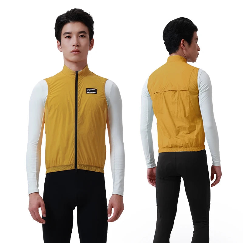 INBIKE Men's Sleeveless Cycling Vest Summer Quick Dry Windproof Bicycle Top Jacket for Riding Running Man Mountain Bike Clothes
