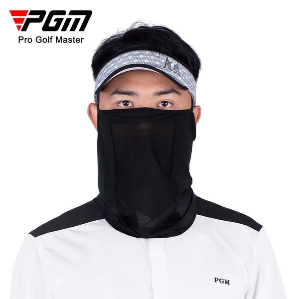Men Golf Sun Protection Face Mask Outdoor Sun Shield for Face and Neck Breathable Mesh Sports Scarf WB006