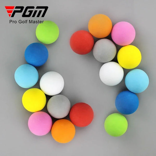 50pcs Golf Balls Random Color EVA Foam Indoor Practice Ball Pet Toy Ball TX007