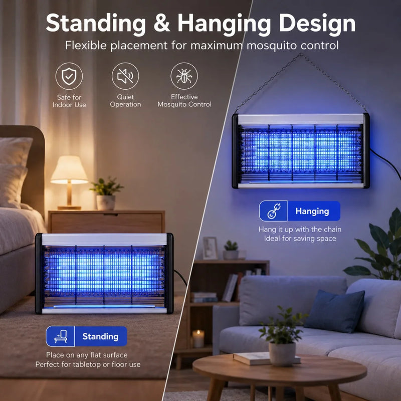 ចង្កៀងសម្លាប់មូស LED ក្នុងផ្ទះ ឧបករណ៍ចាប់សត្វល្អិតអគ្គិសនី អន្ទាក់មូស photocatalyst ស្ងាត់ៗ ឧបករណ៍សម្លាប់សត្វល្អិតរូបវន្តសម្រាប់បន្ទប់គេងនៅផ្ទះ