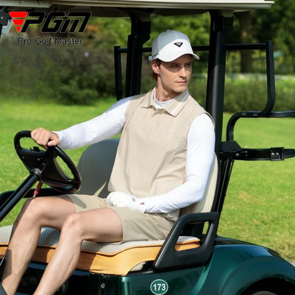 PGM Men's Korean Golf Vest Top Summer Breathable Stretch Jacket Clothing YF875