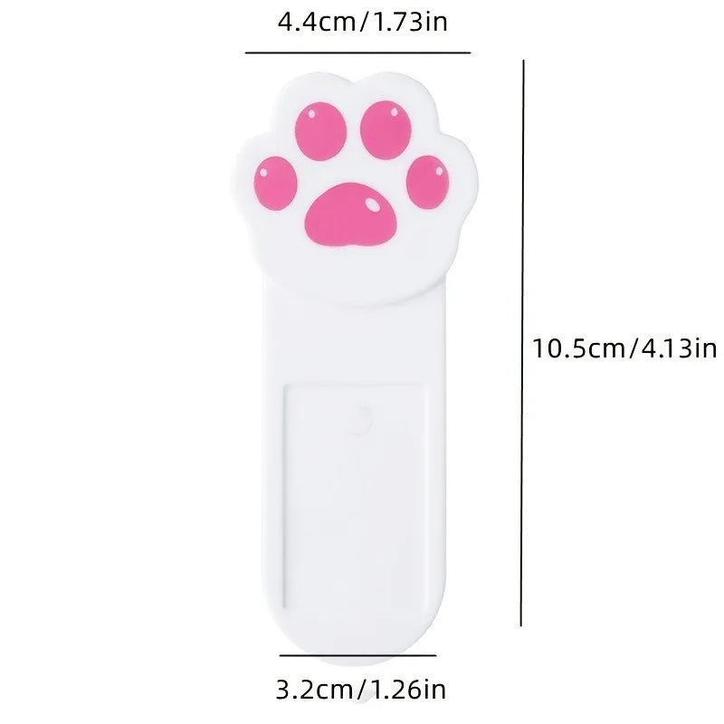 2pcs Cute Cat Paw Self-Adhesive Toilet Lid Handle,Claw-Equipped Anti-Stain HandleSuitable for Home Use Bathroom.