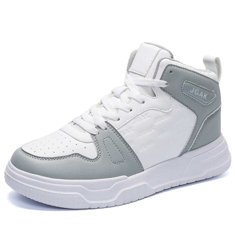 Plus Big Size 49 50 51 52 High Top Skateboarding Shoes Men Fashion Leather Casual Sneakers Dropshipping