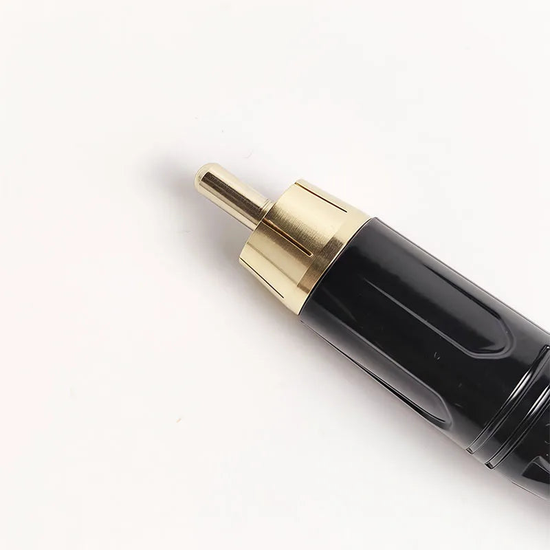 ឧបករណ៍ភ្ជាប់ RCA ប្រុសស្រោបមាស 10 ដុំ - ឌុយ Jack អូឌីយ៉ូភាពស្មោះត្រង់ខ្ពស់សម្រាប់ខ្សែឧបករណ៍បំពងសម្លេង DIY ឧបករណ៍ពង្រីកសំឡេង និងខ្សែភ្លើងប្រព័ន្ធ Hi-Fi