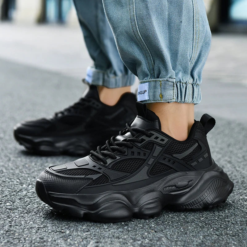 Men's Racing Casual Sneakers Four Seasons New Classic Outdoor Running Shoes Breathable Lightweight Students Speed Sports Shoes