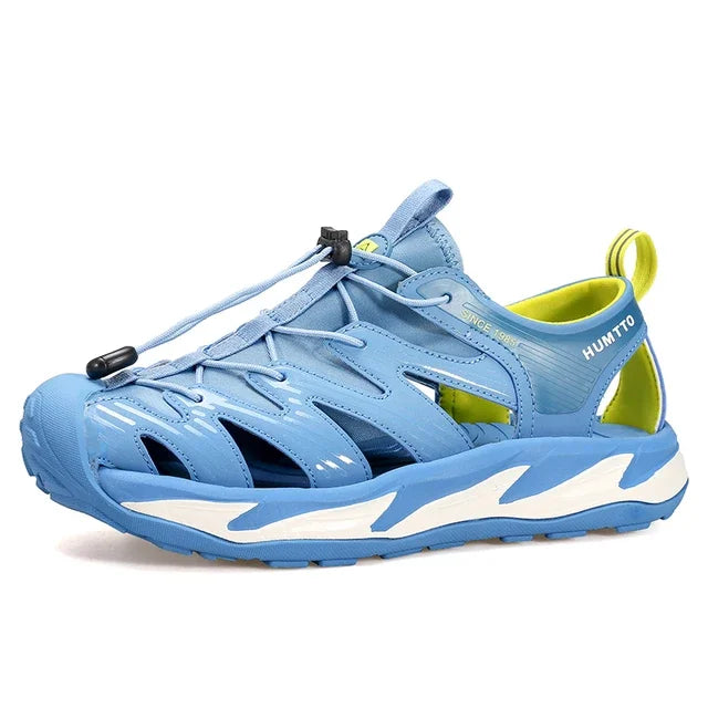 HUMTTO Summer Women Sandals Quick Dry Beach Shoes for Woman Breathable Ladies Luxury Designer Outdoor Sport Aqua Sneakers Womens