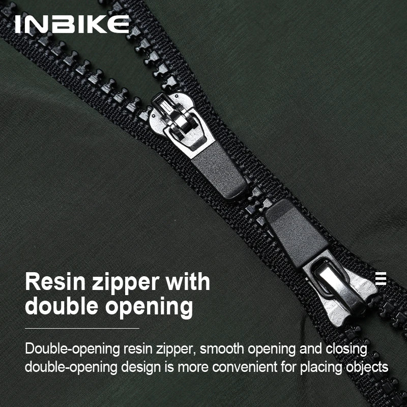 INBIKE Men's Sleeveless Cycling Vest Summer Quick Dry Windproof Bicycle Top Jacket for Riding Running Man Mountain Bike Clothes