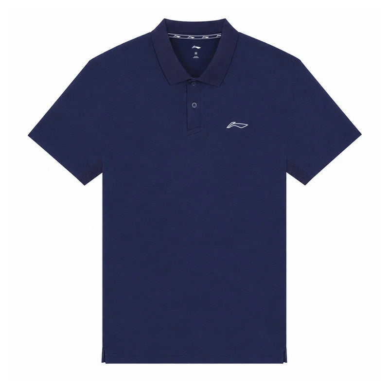 អាវយឺតប៉ូឡូបុរស Li-Ning Pickleball LN DRY 93% Polyester 7% Elastane ទំហំធម្មតា អាវយឺតកីឡា LiNing មានខ្យល់ចេញចូលបាន APLW947