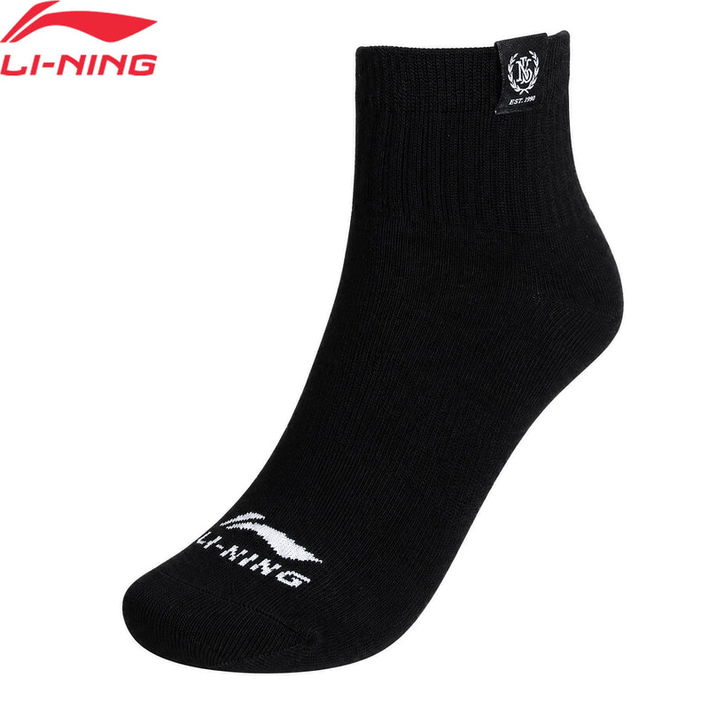 ស្រោមជើងកីឡា Li-Ning Unisex 78.2% កប្បាស 19.2% ប៉ូលីអេស្ទ័រ 2.6% អេឡាស្ទីន 22-28 សង់ទីម៉ែត្រ ស្រោមជើងកជើង LiNing បុរស និងស្ត្រី AWSW183