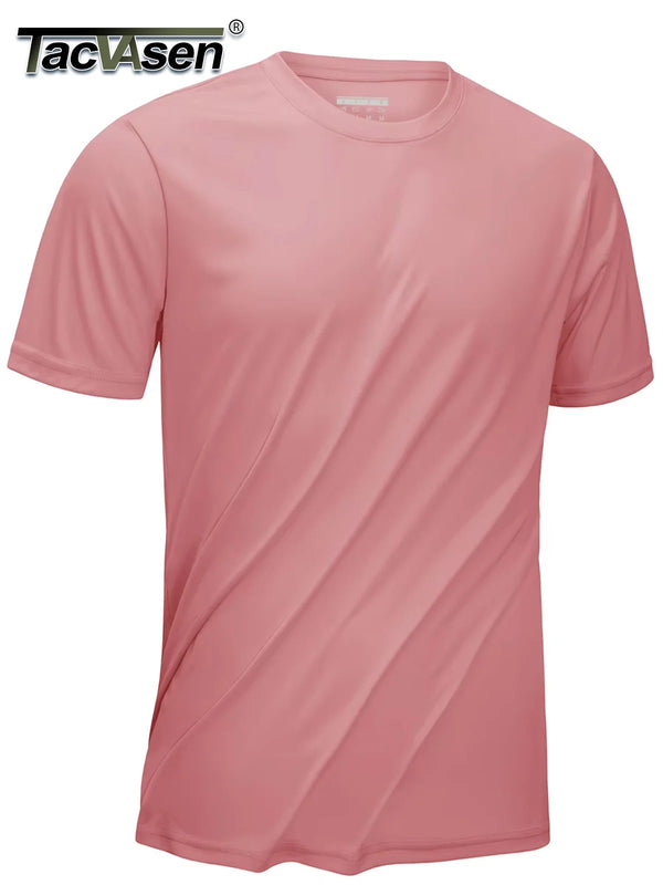 TACVASEN UPF 50+ Summer Performance T-shirts Mens Sun Protection Tee Shirts Gym Sports Athletic Running Swim Casual T-shirt Tops
