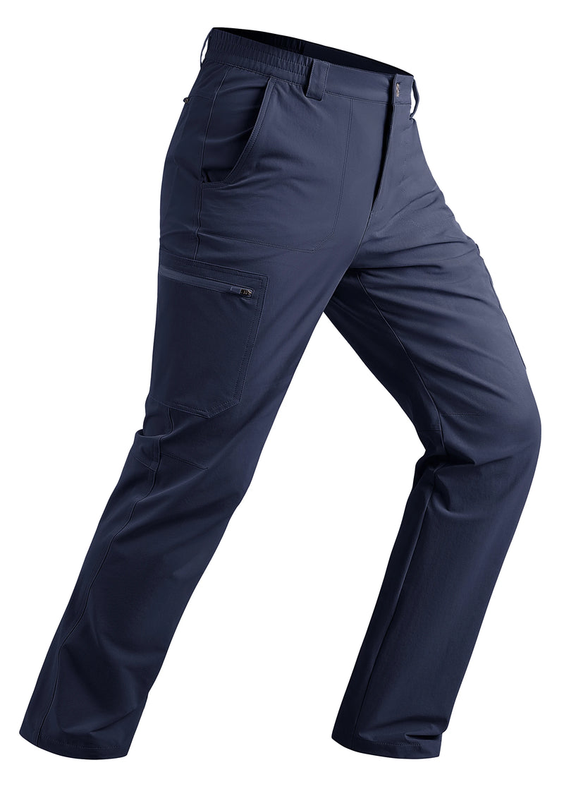 TACVASEN Men's Hiking Cargo Pants Summer Outdoor Lightweight Quick Dry Casual Water Resistant Fishing Work Stretch Pants