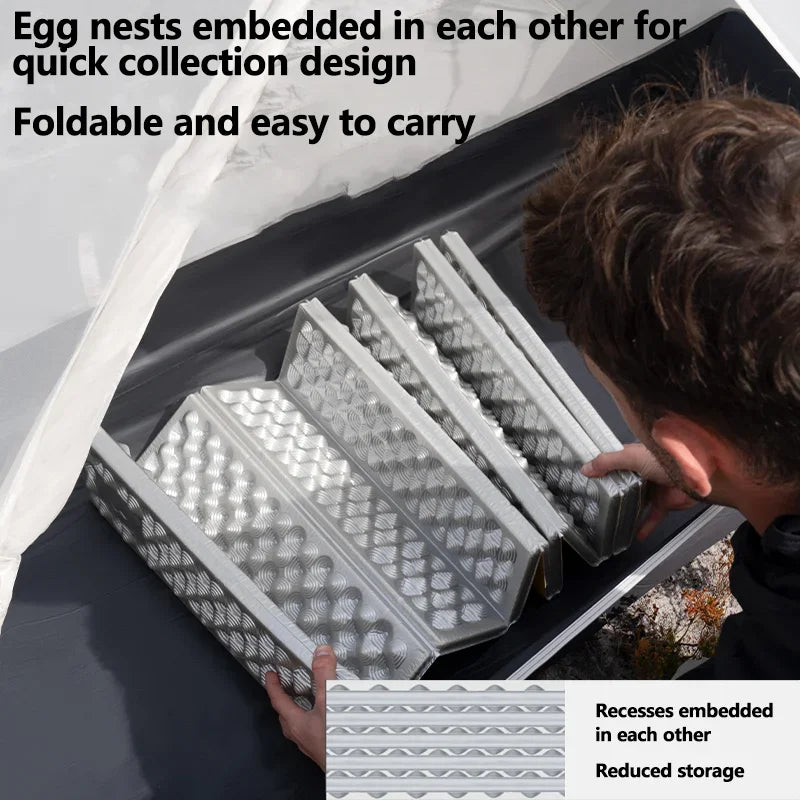 Naturehike Troues R 3.0 Lightweight Portable Folding Square Egg Nest Mat Outdoor 2.5cm Thickened Camping Fishing Picnic Mat