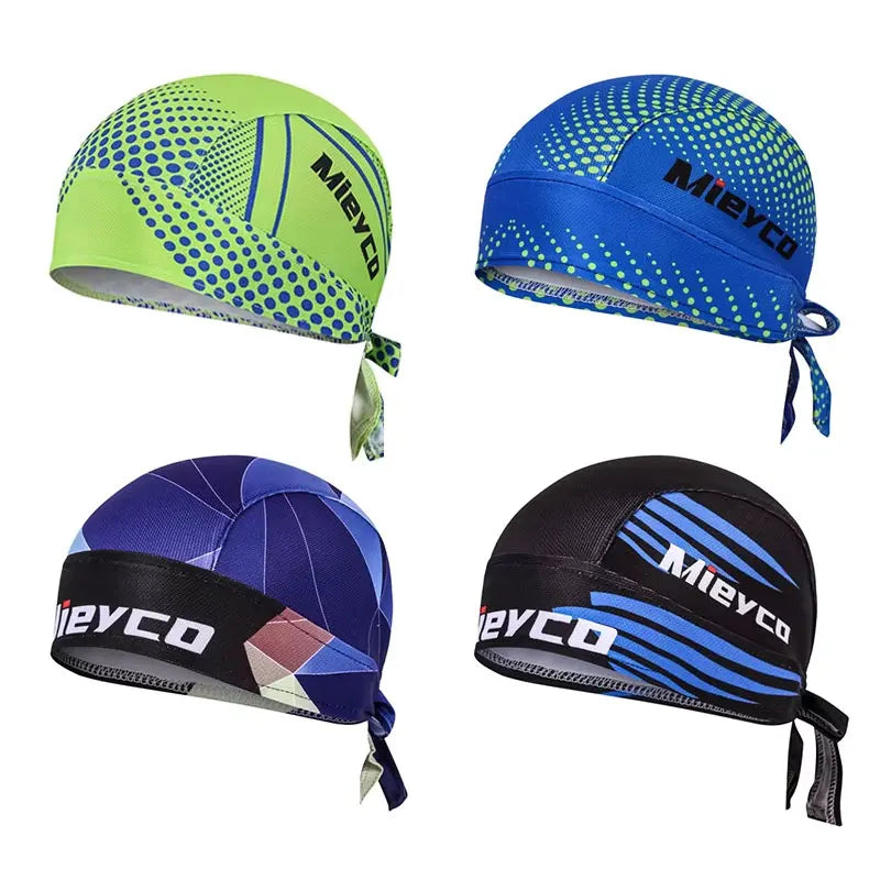 Unisex Quick Dry Cycling Pirate Cap Breathable MTB Bicycle Headscarf Sweat Wicking Bandana Running Outdoor Sports Headwear