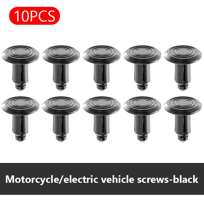 SEAMETAL 5/10PCS 6mm Motorcycle Expansion Buckle Aluminum Alloy Electric Vehicle Screw Nuts for Replacing Shell Buckle Accessory