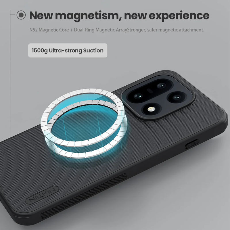NILLKIN For OnePlus 15 Magsafe Case Super Frosted Shield Pro Magnetic Wireless Charging PC Hard Back Cover for One Plus 15 Cases