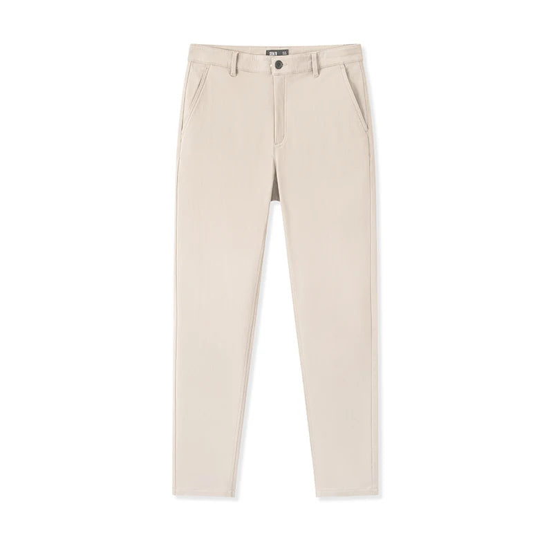 Semir Thick Pants SlimFit Casual Soft Men Winter 2025 Commuting Solid Color