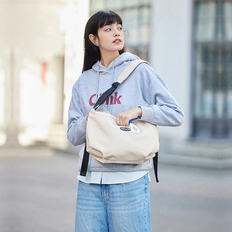 Semir Unisex Bag Shoulder 2026 Commuter Minimal Versatile Urban Casual Everyday Style Soft Comfortable Daily Wear