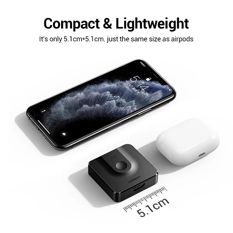 UGREEN HDMI Splitter 3D 4K for Xiaomi Mi Box Bi-directional HDMI -compatible Switcher for Xbox PS4 TV Box Splitter HDMI Switcher