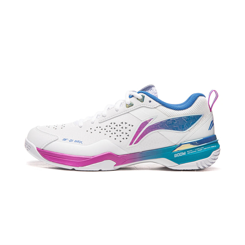 ស្បែកជើងវាយសី Li-Ning Unisex BLADE MAX Professional BOOM Cushion បន្ទះកាបូន-ជាតិសរសៃ Lining ស្បែកជើងកីឡាប្រកួតប្រជែងដែលមានស្ថេរភាព AYAU005