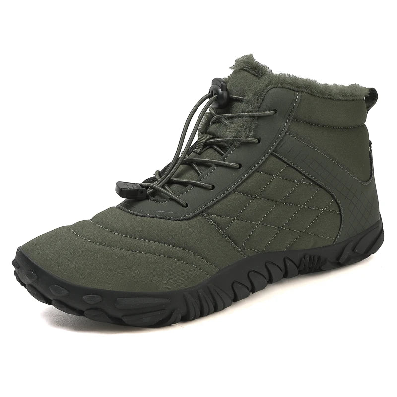 Winter Unisex Snow Boots Men Women Cotton Shoes Ankle Snowboots Plush Warm Shoes Size 34-46 47 48 Dropshipping