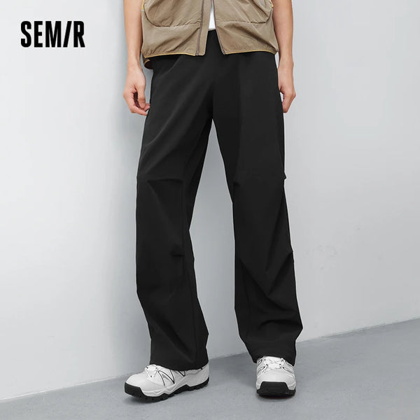 ខោបុរស Semir Stretch 2026 ត្រជាក់ ស្ងួត សម្លៀកបំពាក់ធ្វើការ ឆ័ត្រយោង ត្រង់ រចនាប័ទ្មទីក្រុង ធម្មតា ប្រចាំថ្ងៃ ទន់ មានផាសុកភាព