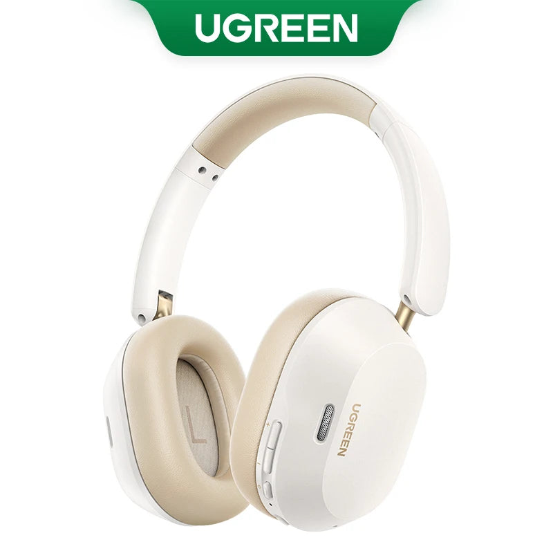 UGREEN Max5c Wireless Bluetooth Headphones 43dB Hybrid Active Noise Cancellation Hi-Res LDAC 75H Spatial Audio Earbuds Headset
