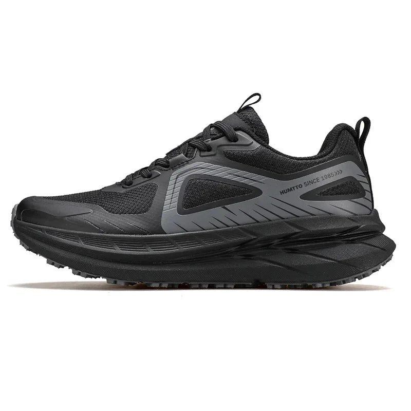 HUMTTO Cushioning Running Shoes Men Black Trainers for Man Breathable Gym Sneakers Luxury Designer Marathon Men's Sports Shoes