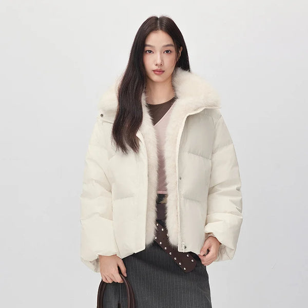 អាវក្រៅ Semir សម្រាប់នារី កអាវអាចដោះចេញបាន ៩០ ភាគរយ ការពារទឹក ការពារខ្យល់ ងាយស្រួលពាក់ក្រៅផ្ទះ ថ្មីឆ្នាំ ២០២៦