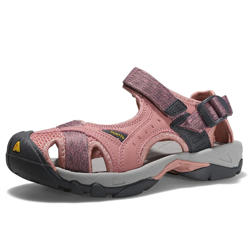 HUMTTO Summer Hiking Shoes Outdoor Sandals for Women Breathable Water Beach Womens Sandals Camping Fishing Climbing Aqua Sneaker