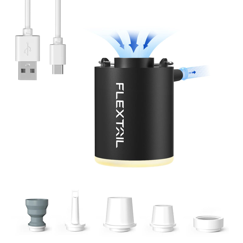 FLEXTAIL TINY PUMP 2024 & X 2024 - Mini Air Pump, Portable Camping Pump for Pool Floats, Air Bed Mattress, Vacuum Bags