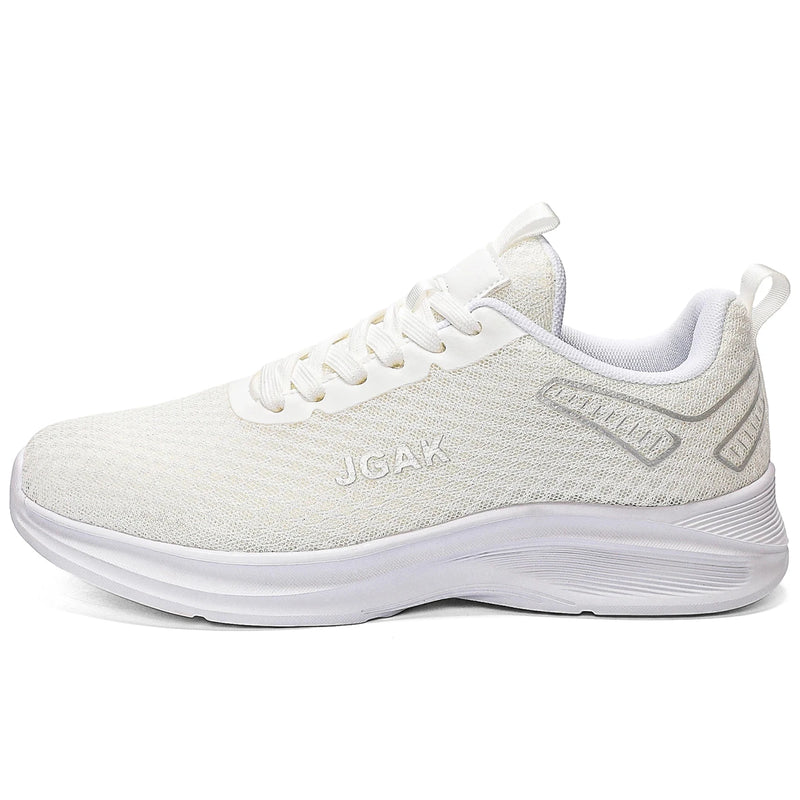 Men Sports Shoes Fashionable Lace Up Mesh Light Breathable Daily Commuting Casual Shoes Soft Sole Rebound Running Tennis Shoes