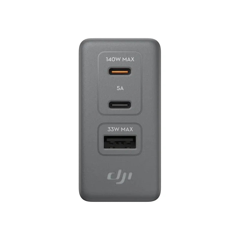 DJI Power 140W Gallium Nitride Charger compatible with multiple charging protocols Original Accessories in Stock