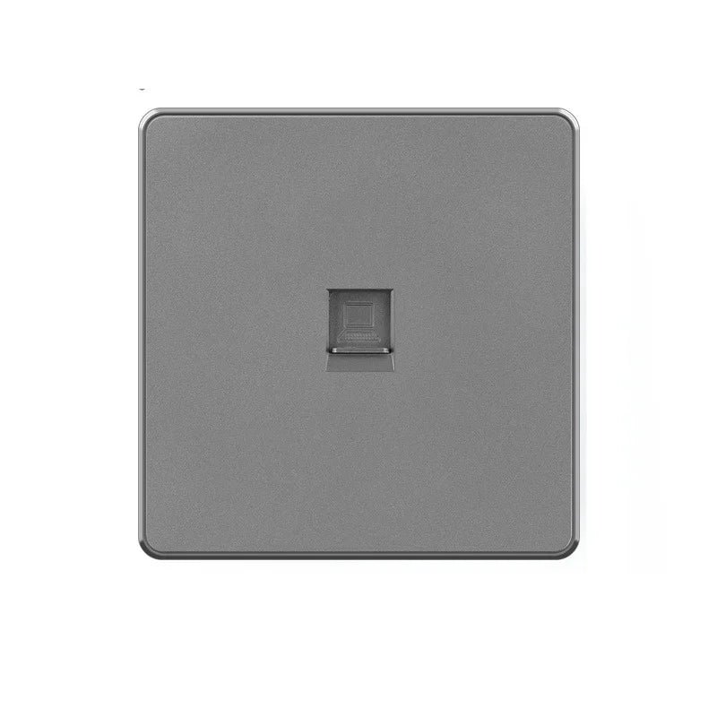 Grey UK USB Plug type c 18W Fast Charging Wall Socket, Universal 3.1A USB C socket, Water heater electrical light switch panel