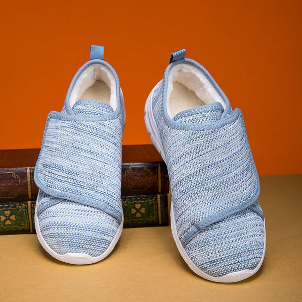Winter Wide Foot Shoes Women Warm Wide Toes Cotton Shoes Woman Hallux Valgus Diabetes Shoes Plush Comfortable