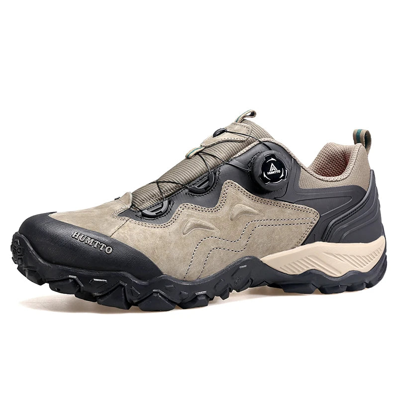 HUMTTO Breathable Shoes for Men Luxury Designer Men's Sneakers Anti-slip Sports Hiking Boots Man 2024 Outdoor Trekking Sneaker