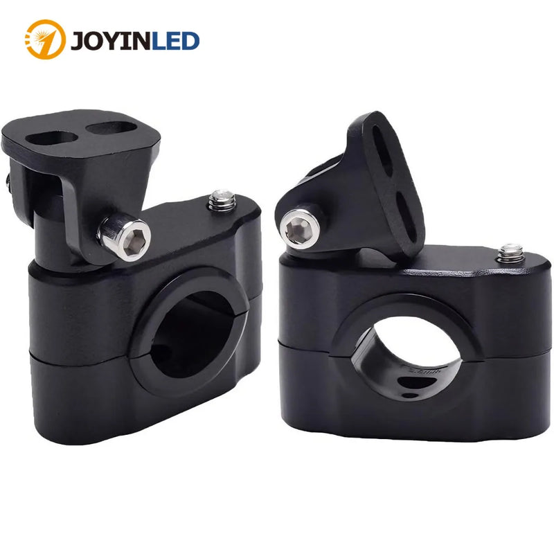 តង្កៀបភ្លើងអ័ព្ទ LED ម៉ូតូជាសកល, ឈុតតោងបំពង់សម្រាប់ភ្លើងស្តុបជំនួយ, ជើងទ្រភ្លើងដែលអាចលៃតម្រូវបាន