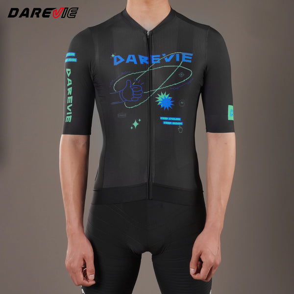 អាវយឺតជិះកង់ DAREVIE សម្រាប់បុរស ស្ងួតលឿន ស្រាល ទន់ Pro Level អាវជិះកង់សម្រាប់បុរស ស្រូបយកសំណើម អាវជិះកង់មានផាសុកភាព